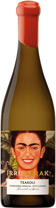 10,95 € Free Shipping | White wine Garate Irribarrak Aged D.O. Arabako Txakolina Basque Country Spain Hondarribi Zerratia Bottle 75 cl