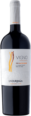 51,95 € Бесплатная доставка | Красное вино Undurraga Vigno I.G. Valle del Maule Долина Мауле Чили Carignan, Cinsault бутылка 75 cl