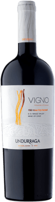 39,95 € 送料無料 | 赤ワイン Undurraga Vigno I.G. Valle del Maule Maule Valley チリ Carignan, Cinsault ボトル 75 cl