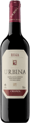 17,95 € Бесплатная доставка | Красное вино Urbina старения D.O.Ca. Rioja Ла-Риоха Испания Tempranillo бутылка 75 cl