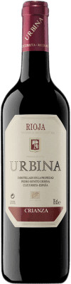 14,95 € Spedizione Gratuita | Vino rosso Urbina Crianza D.O.Ca. Rioja La Rioja Spagna Tempranillo Bottiglia 75 cl