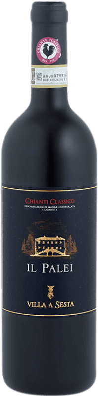 11,95 € Бесплатная доставка | Красное вино Villa a Sesta Il Palei D.O.C.G. Chianti Classico Тоскана Италия Sangiovese бутылка 75 cl