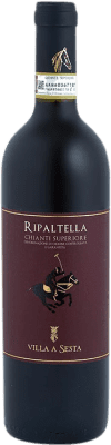 9,95 € Free Shipping | Red wine Villa a Sesta Ripaltella Superiore D.O.C.G. Chianti Tuscany Italy Sangiovese Bottle 75 cl