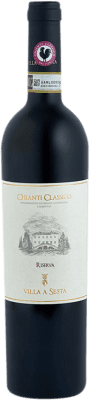 15,95 € 送料無料 | 赤ワイン Villa a Sesta 予約 D.O.C.G. Chianti Classico トスカーナ イタリア Cabernet Sauvignon, Sangiovese ボトル 75 cl