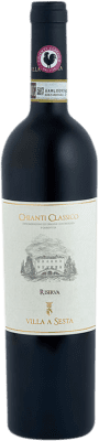 16,95 € Envío gratis | Vino Tinto Villa a Sesta Classico — Clásico Reserva D.O.C.G. Chianti Toscana Italia Cabernet Sauvignon, Sangiovese Botella 75 cl