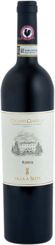 15,95 € 免费送货 | 红酒 Villa a Sesta 预订 D.O.C.G. Chianti Classico 托斯卡纳 意大利 Cabernet Sauvignon, Sangiovese 瓶子 75 cl