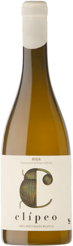 27,95 € Free Shipping | White wine Vitis Clípeo D.O.Ca. Rioja The Rioja Spain Maturana White Bottle 75 cl