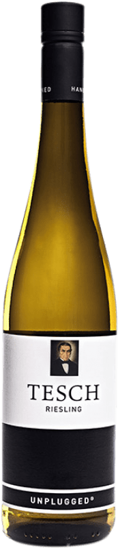 12,95 € Envio grátis | Vinho branco Tesch Unplugged Q.b.A. Nahe Rheinhessen Alemanha Riesling Garrafa 75 cl