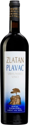 33,95 € 免费送货 | 红酒 Zlatan Otok Plavac Red Srednja I Južna Dalmacija 克罗地亚 瓶子 75 cl