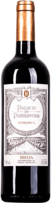 11,95 € Envio grátis | Vinho tinto Burgo Viejo Palacio de Primavera Reserva D.O.Ca. Rioja La Rioja Espanha Tempranillo Garrafa 75 cl