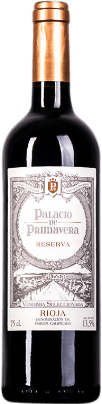 11,95 € Free Shipping | Red wine Burgo Viejo Palacio de Primavera Reserve D.O.Ca. Rioja The Rioja Spain Tempranillo Bottle 75 cl