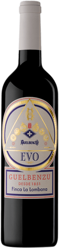17,95 € Free Shipping | Red wine Guelbenzu Evo I.G.P. Vino de la Tierra Ribera del Queiles Aragon Spain Syrah, Cabernet Sauvignon, Graciano Bottle 75 cl
