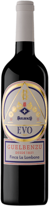 18,95 € Kostenloser Versand | Rotwein Guelbenzu Evo I.G.P. Vino de la Tierra Ribera del Queiles Aragón Spanien Syrah, Cabernet Sauvignon, Graciano Flasche 75 cl