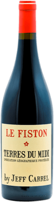 12,95 € Kostenloser Versand | Rotwein Jeff Carrel Le Fiston Terres du Midi Languedoc-Roussillon Frankreich Cinsault Flasche 75 cl