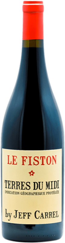 12,95 € Free Shipping | Red wine Jeff Carrel Le Fiston Terres du Midi Languedoc-Roussillon France Cinsault Bottle 75 cl