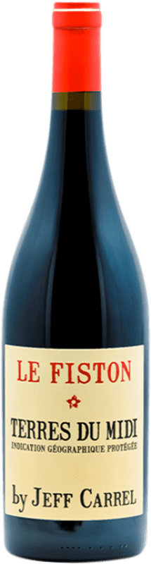 10,95 € Kostenloser Versand | Rotwein Jeff Carrel Le Fiston Terres du Midi Languedoc-Roussillon Frankreich Cinsault Flasche 75 cl
