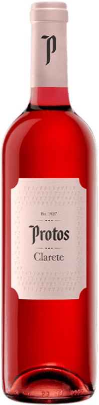 9,95 € Free Shipping | Rosé wine Protos Clarete D.O. Cigales Castilla y León Spain Tempranillo, Merlot, Syrah Bottle 75 cl