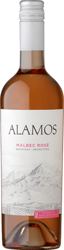13,95 € Kostenloser Versand | Roséwein Catena Zapata Alamos Rosé I.G. Valle de Uco Uco-Tal Argentinien Malbec Flasche 75 cl