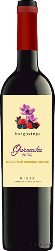 12,95 € 免费送货 | 红酒 Burgo Viejo Organic D.O.Ca. Rioja 拉里奥哈 西班牙 Grenache 瓶子 75 cl