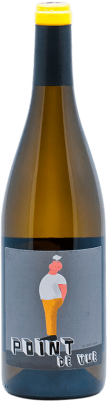 16,95 € Envío gratis | Vino blanco Jeff Carrel Point de Vue Blanc Francia Chardonnay, Riesling Botella 75 cl