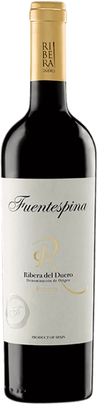 15,95 € Envoi gratuit | Vin rouge Avelino Vegas Fuentespina Réserve D.O. Ribera del Duero Castille et Leon Espagne Tempranillo Bouteille 75 cl