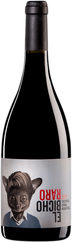 16,95 € 免费送货 | 红酒 Barahonda El Bicho Raro D.O. Yecla 穆尔西亚地区 西班牙 Syrah, Monastrell, Grenache Tintorera 瓶子 75 cl
