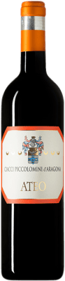 16,95 € Бесплатная доставка | Красное вино Piccolomini d'Aragona Ateo D.O.C. Sant'Antimo Кампанья Италия Merlot, Cabernet Sauvignon бутылка 75 cl