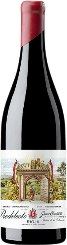 18,95 € Envoi gratuit | Vin rouge Gómez Cruzado El Predilecto D.O.Ca. Rioja La Rioja Espagne Tempranillo, Grenache Bouteille 75 cl