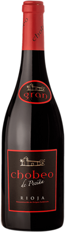 59,95 € Envío gratis | Vino tinto Hermanos Peciña Gran Chobeo D.O.Ca. Rioja La Rioja España Tempranillo Botella 75 cl