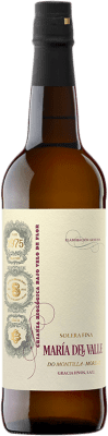 15,95 € Free Shipping | Fortified wine Villa Puri Solera Fina María del Valle D.O. Montilla-Moriles Andalusia Spain Pedro Ximénez Bottle 75 cl