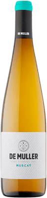 6,95 € Envío gratis | Vino blanco De Muller Muscat D.O. Tarragona Cataluña España Moscatel de Alejandría Botella 75 cl
