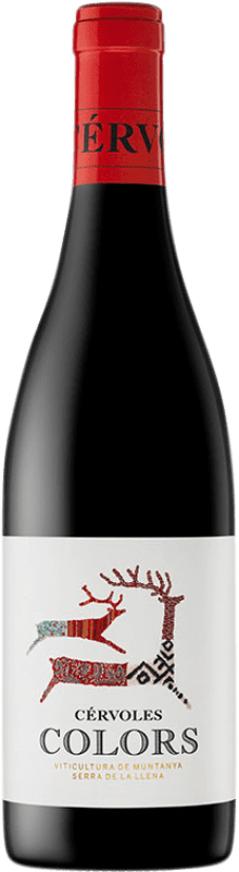 11,95 € Free Shipping | Red Wine Cérvoles Colors D.O. Costers del Segre Catalonia Spain Merlot, Garnacha — Grenache, Cabernet Sauvignon Eco — Organic Bottle 75 cl
