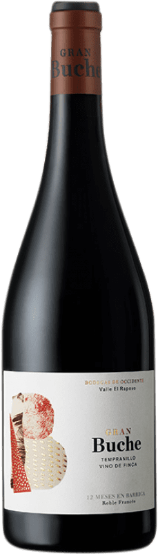 19,95 € 免费送货 | 红酒 Occidente Gran Buche Valle El Raposo Vino de Finca I.G.P. Vino de la Tierra de Extremadura 埃斯特雷马杜拉 西班牙 Tempranillo 瓶子 75 cl