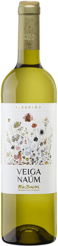 14,95 € Envío gratis | Vino blanco Bodegas Riojanas Veiga Naúm D.O. Rías Baixas Galicia España Albariño Botella 75 cl