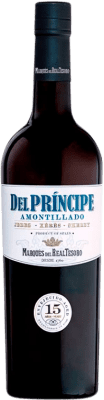 24,95 € Spedizione Gratuita | Vino fortificato Valdespino Amontillado del Príncipe D.O. Jerez-Xérès-Sherry Andalusia Spagna Palomino Fino 15 Anni Bottiglia 75 cl