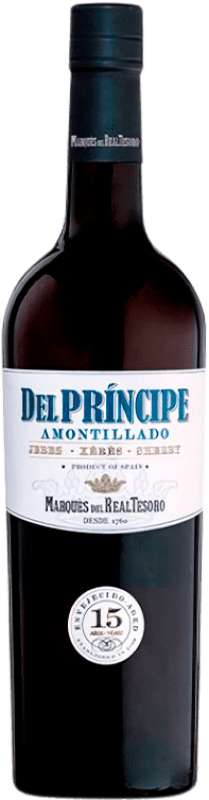 24,95 € Free Shipping | Fortified Wine Valdespino Príncipe Amontillado D.O. Jerez-Xérès-Sherry Andalusia Spain Palomino Fino 15 Years Bottle 75 cl