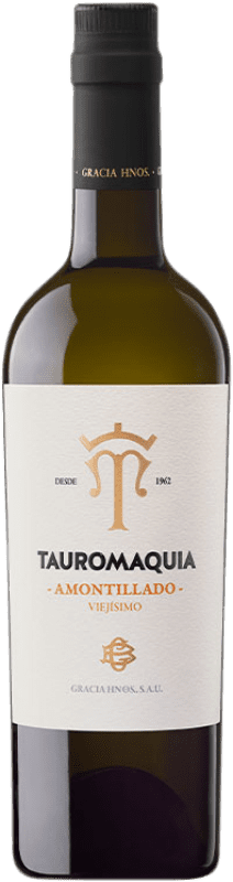 33,95 € 免费送货 | 强化酒 Hermanos Gracia Tauromaquia Amontillado Viejo D.O. Montilla-Moriles 安达卢西亚 西班牙 Pedro Ximénez 瓶子 Medium 50 cl