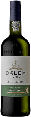 13,95 € Envío gratis | Vino generoso Marie Brizard Cálem Fine White I.G. Porto Oporto Portugal Malvasía, Touriga Nacional, Tinta Roriz, Verdejo Botella 75 cl