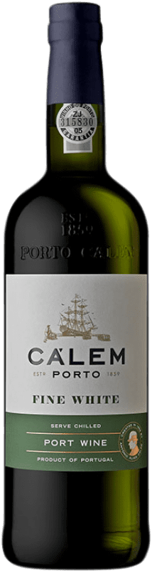 12,95 € Free Shipping | Fortified wine Marie Brizard Cálem Fine White I.G. Porto Porto Portugal Malvasía, Touriga Nacional, Tinta Roriz, Verdejo Bottle 75 cl