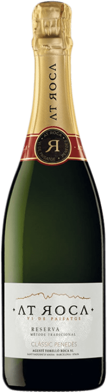 13,95 € Free Shipping | White sparkling AT Roca Reserve D.O. Penedès Catalonia Spain Macabeo, Xarel·lo Bottle 75 cl
