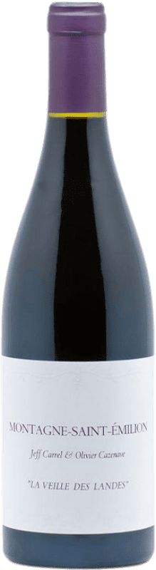 31,95 € Envío gratis | Vino tinto Jeff Carrel La Veille des Landes A.O.C. Montagne Saint-Émilion Burdeos Francia Merlot Botella 75 cl