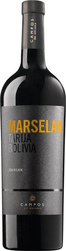 23,95 € Kostenloser Versand | Rotwein Campos de Solana Bolivien Marselan Flasche 75 cl