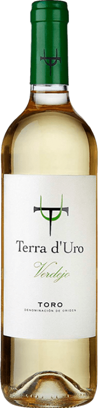 6,95 € Бесплатная доставка | Белое вино Terra d'Uro D.O. Toro Кастилия-Леон Испания Verdejo бутылка 75 cl