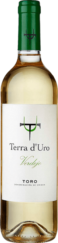 7,95 € Бесплатная доставка | Белое вино Terra d'Uro D.O. Toro Кастилия-Леон Испания Verdejo — Вердехо Бутылка 75 cl