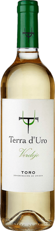 8,95 € Free Shipping | White wine Terra d'Uro D.O. Toro Castilla y León Spain Verdejo Bottle 75 cl