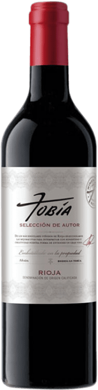17,95 € Envío gratis | Vino tinto Tobía Selección de Autor D.O.Ca. Rioja La Rioja España Tempranillo, Garnacha, Graciano Botella 75 cl