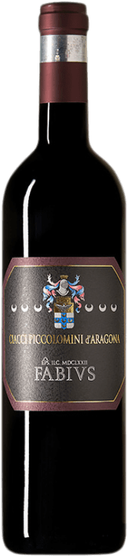 19,95 € Kostenloser Versand | Rotwein Piccolomini d'Aragona Fabivs S. Antimo I.G.T. Toscana Toskana Italien Syrah Flasche 75 cl