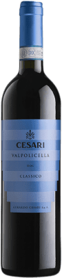 15,95 € Kostenloser Versand | Rotwein Cesari Classico Jung D.O.C. Valpolicella Italien Corvina, Rondinella Flasche 75 cl