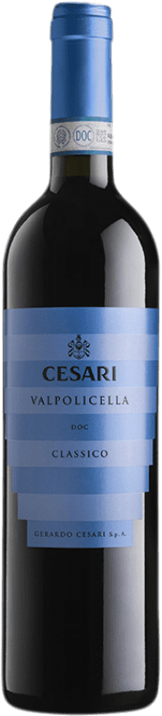 15,95 € Spedizione Gratuita | Vino rosso Cesari Classico Giovane D.O.C. Valpolicella Italia Corvina, Rondinella Bottiglia 75 cl