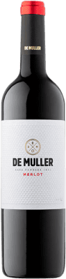 7,95 € Free Shipping | Red wine De Muller D.O. Tarragona Catalonia Spain Merlot Bottle 75 cl